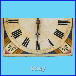 Antique 1832 Black forest tocante pendulum clock signed cuckoo chime