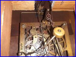 Antique Working German Black Forest Cuckoo Clock Dam Wiedel Triberg Germany