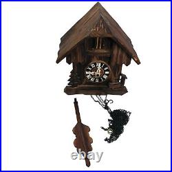 Anton Schneider Cuckoo Clock Chalet Style 1 Day West Germany No Weights Tested