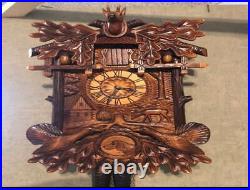 Beautiful Large Antique Black Forest Cuckoo Clock