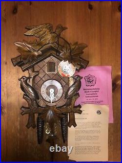 Black Forest Anton Schneider Cuckoo Clock-1986-NOS-Please read-Serviced