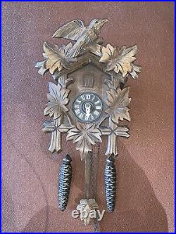 Black Forest Cuckoo Clock For Spares And Repairs In Good Condition