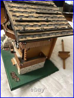 Cuckoo Clock Black Forest House With German Music Untested See All Pictures