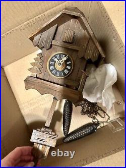 Cuckoo Vintage clock black forest made In West Germany Working Hand Carved