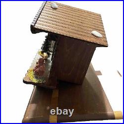 Hermle 71000 Edelweiss Hand Painted Quartz Cuckoo Clock with Squirrel