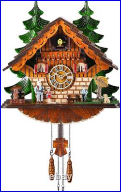 Kintrot Cuckoo Clock Traditional Chalet Black Forest House Clock Handcrafted