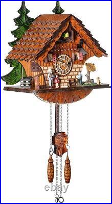 Kintrot Cuckoo Clock Traditional Chalet Black Forest House Clock Handcrafted