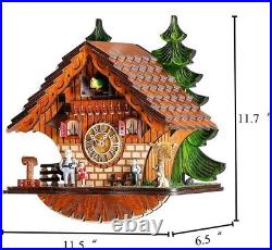 Kintrot Cuckoo Clock Traditional Chalet Black Forest House Clock Handcrafted
