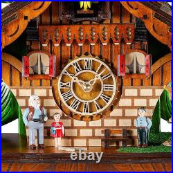 Kintrot Cuckoo Clock Traditional Chalet Black Forest House Clock Handcrafted