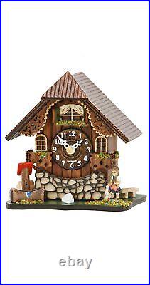 Kuckulino Black Forest Table Clock Black Forest House with quartz. TU 086 Q NEW