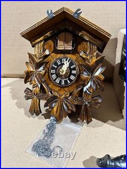 Quartz Cuckoo Clock 5-Leaves, Bird, Size 8 Inch, EN 522 Q