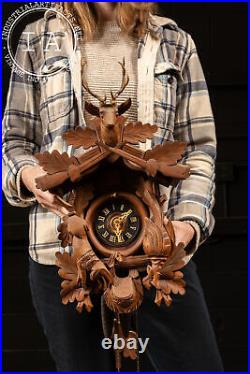 Vintage Black Forest 8-Day Cuckoo Clock