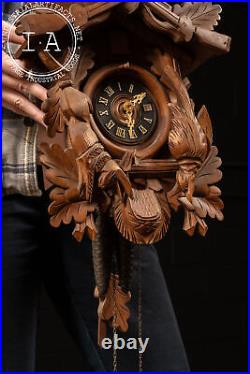 Vintage Black Forest 8-Day Cuckoo Clock