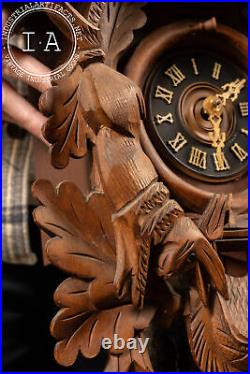 Vintage Black Forest 8-Day Cuckoo Clock