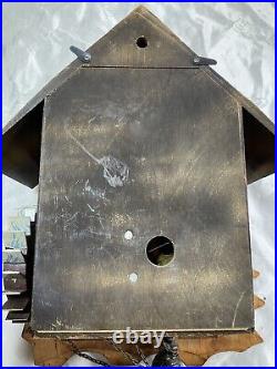 Vintage German E. Schmeckenbecher Black Forest Cuckoo Clock -Sawmill