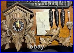 Vintage Lador Switzerland Cuckoo Clock German Musical Der Frohliche Wanderer