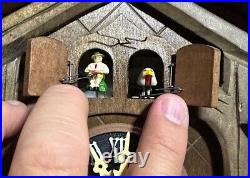 Vintage Lador Switzerland Cuckoo Clock German Musical Der Frohliche Wanderer