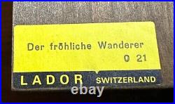 Vintage Lador Switzerland Cuckoo Clock German Musical Der Frohliche Wanderer