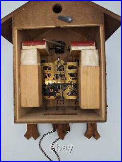 Vintage West German Cuckoo Clock Original Black Forrest Hand-Carved