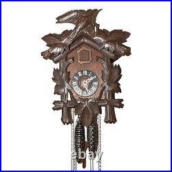 Vintage Wood Cuckoo Clock Black Forest Made In Germany Needs Serviced